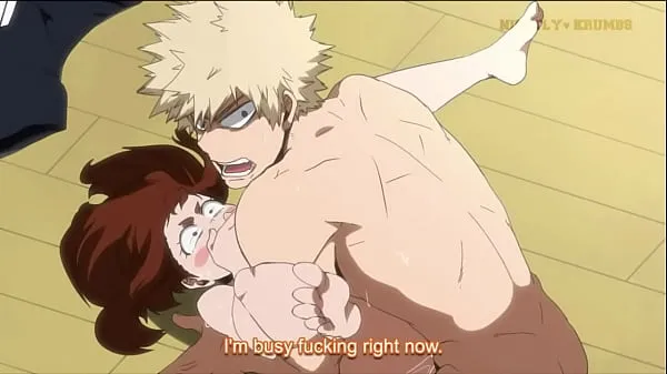 Ferske Bakugo Fucked Uraraka from Academia nye filmer