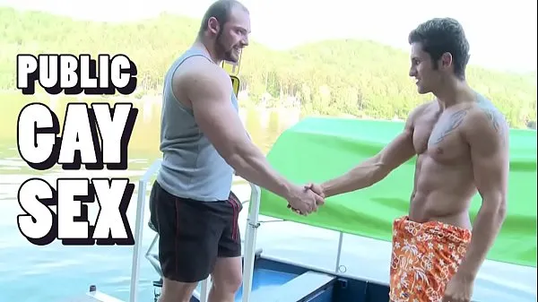 Frische GAYWIRE - Lean Studs mit makellosen Körpern, die schwulen Sex im Freien haben neue Filme