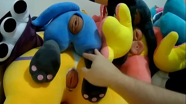 Ferske Plush Creampie Orgy with 6 Plushies nye filmer