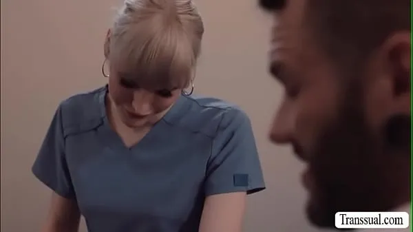 أفلام جديدة Blonde TS masseuse analed her customer جديدة