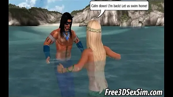 Películas frescas Hot 3D blonde mermaid getting fucked on a boat nuevas