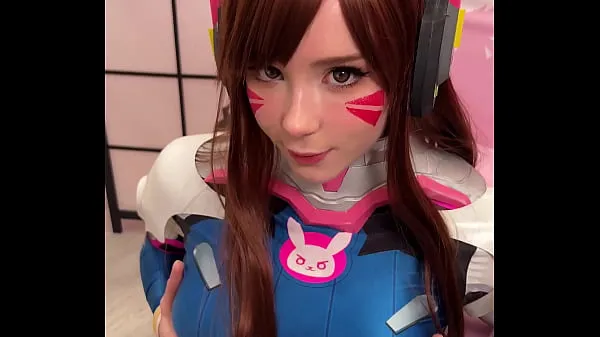 Nové Tiktoker Girl Cosplay D.Va Van Overwatch En Sucks Dick Till Facial nové filmy