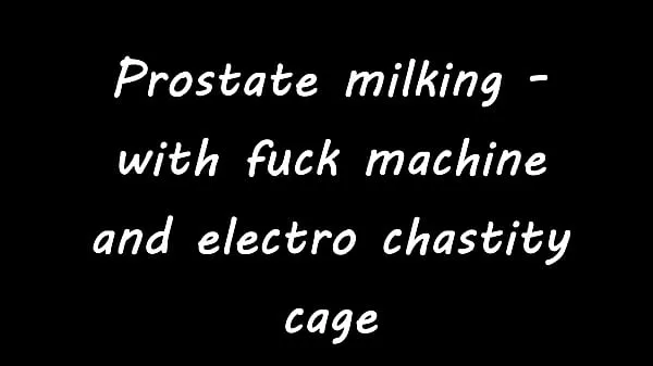 Свежие Доение спермы простаты - с машиной для траха и электро-клеткой целомудрияновые фильмы