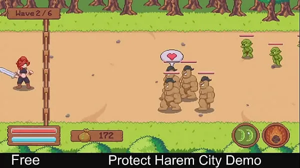 Čerstvé Protect Harem City ( Steam demo Game) Strategy ,2d,Adult,Casual,Erotic,Nsfw,Pixel Art, Story Rich, Tower Defense, Unity nové filmy