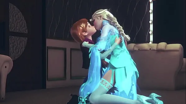 새로운 영화Futa Elsa fingering and fucking Anna | Frozen Parody 신선