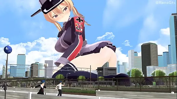 Ferske Giantess Prinz Eugen [MMD nye filmer