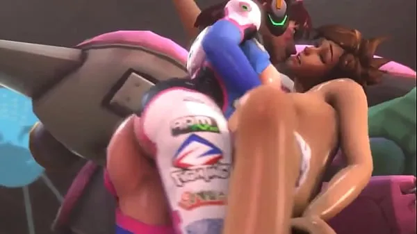 De nouveaux films Compilation 3D: Overwatch Traycer Dva Futa Fellation Dick Ride Doggystyle Anal Fuck de nouveaux films