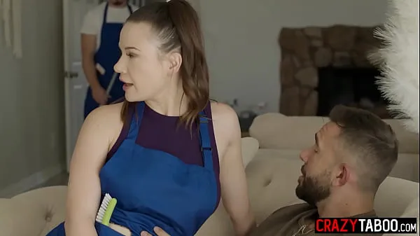 Свежие Poor but busty babe Alison Rey swallowed big cock during dirty work and enjoyed hot sexновые фильмы